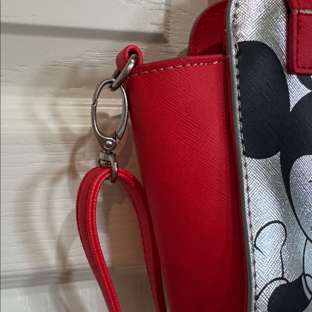 Girls Disney Red and Silver Mini Bag Purse - Picture 6 of 6